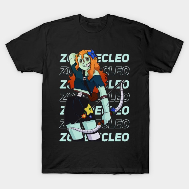 Zombiecleo T-Shirt by HammiltenJohn